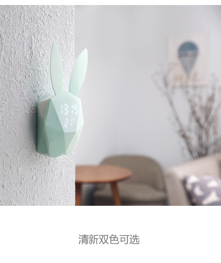 New music and creative electronic alarm clock, sound-controlled night light for sleeping, bedside, children and students, alarm clock for bedroom Application Scenario