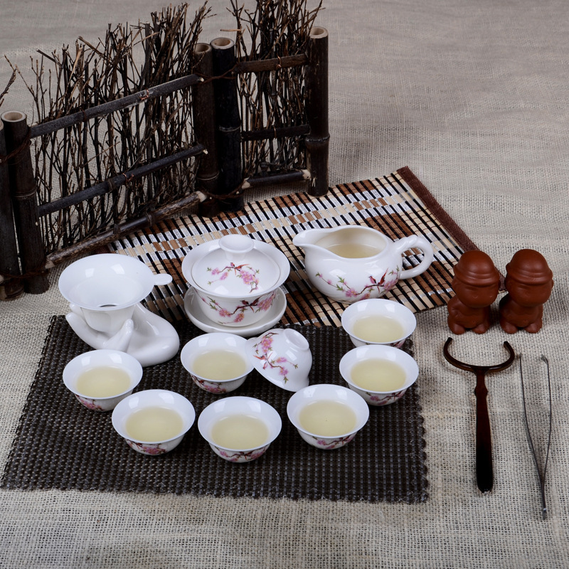 茶具套装德化陶瓷整套功夫茶具白瓷套餐茶海礼品细节图