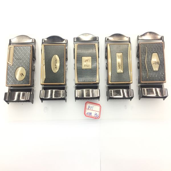 4 cm laser film denim buckle, toothless buckle, pressure plate buckle Specification image