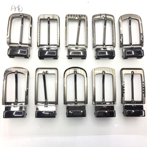 Alloy pin buckle, pin buckle, 3.5 cm laser pin buckle