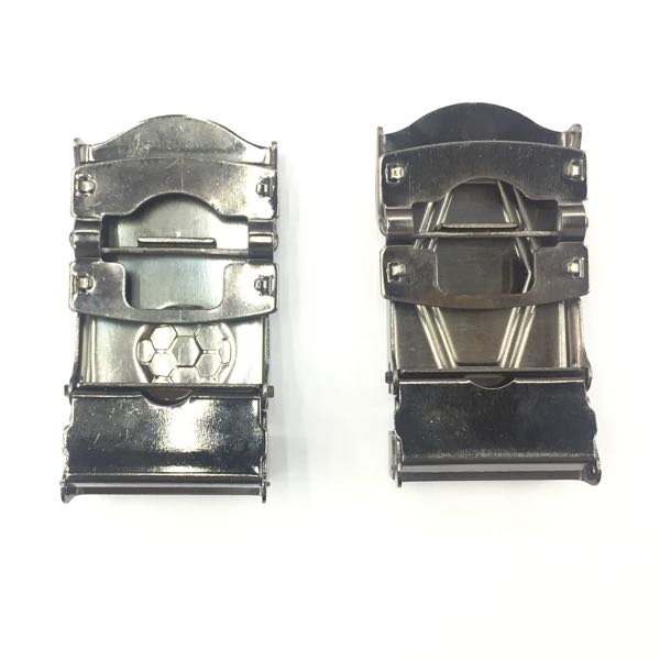 Laser denim buckle, toothless buckle, press plate buckle dodbob Application Scenario