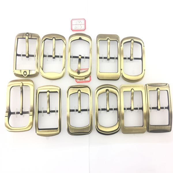 Alloy belt buckle 3.5 cm V-shaped pin frame 40g details Picture