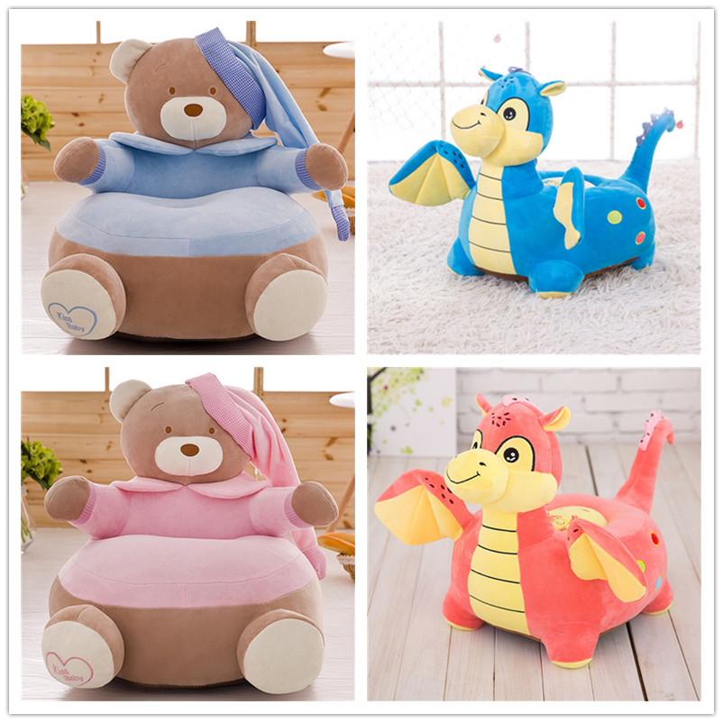 仿真动物飞龙儿童沙发可爱宝宝抱枕贴身陪伴玩具pp棉