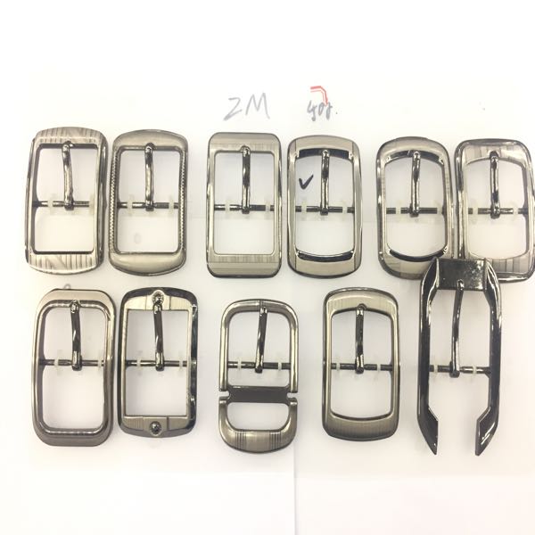 Alloy belt buckle 3.5 cm V-shaped pin frame 40g Specification image