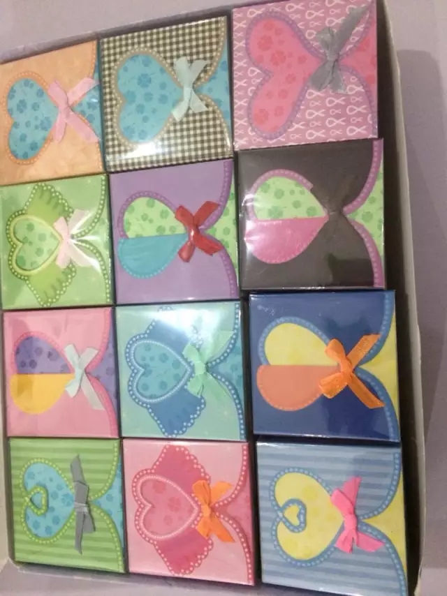Printed colored origami