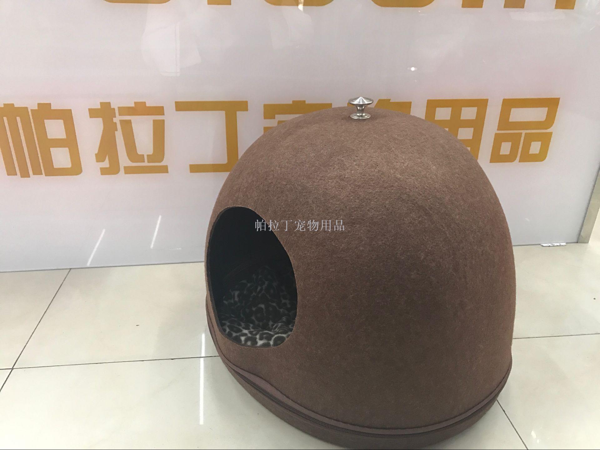 毛毡窝狗窝猫窝小宠窝迷你窝便携带细节图
