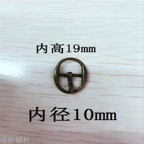 Alloy belt oval day button, shoes and hats, luggage decoration button