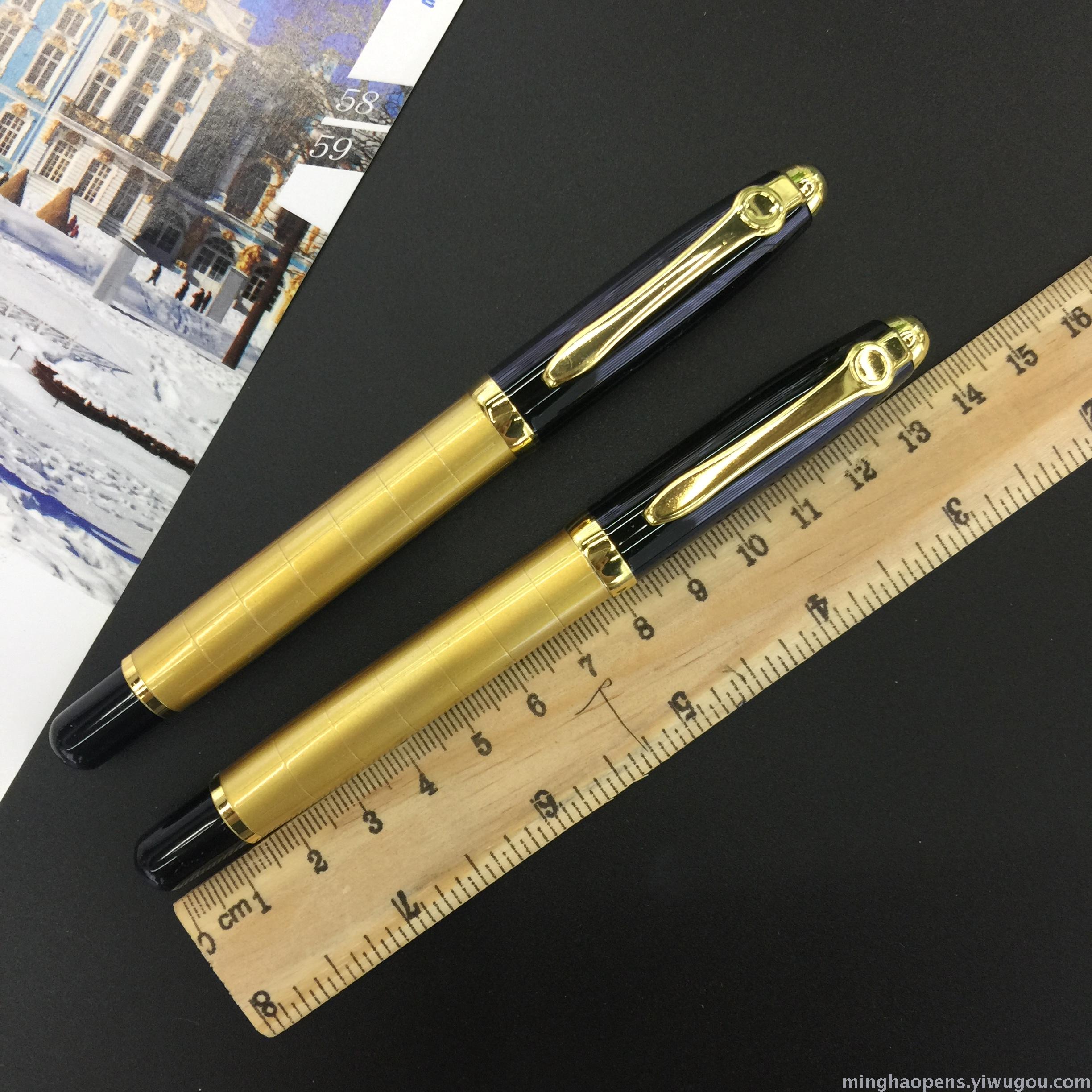 High-end business signature pens, metal gel pens, hotel pens, advertising gift pens in stock. Customizable logos available Specification image