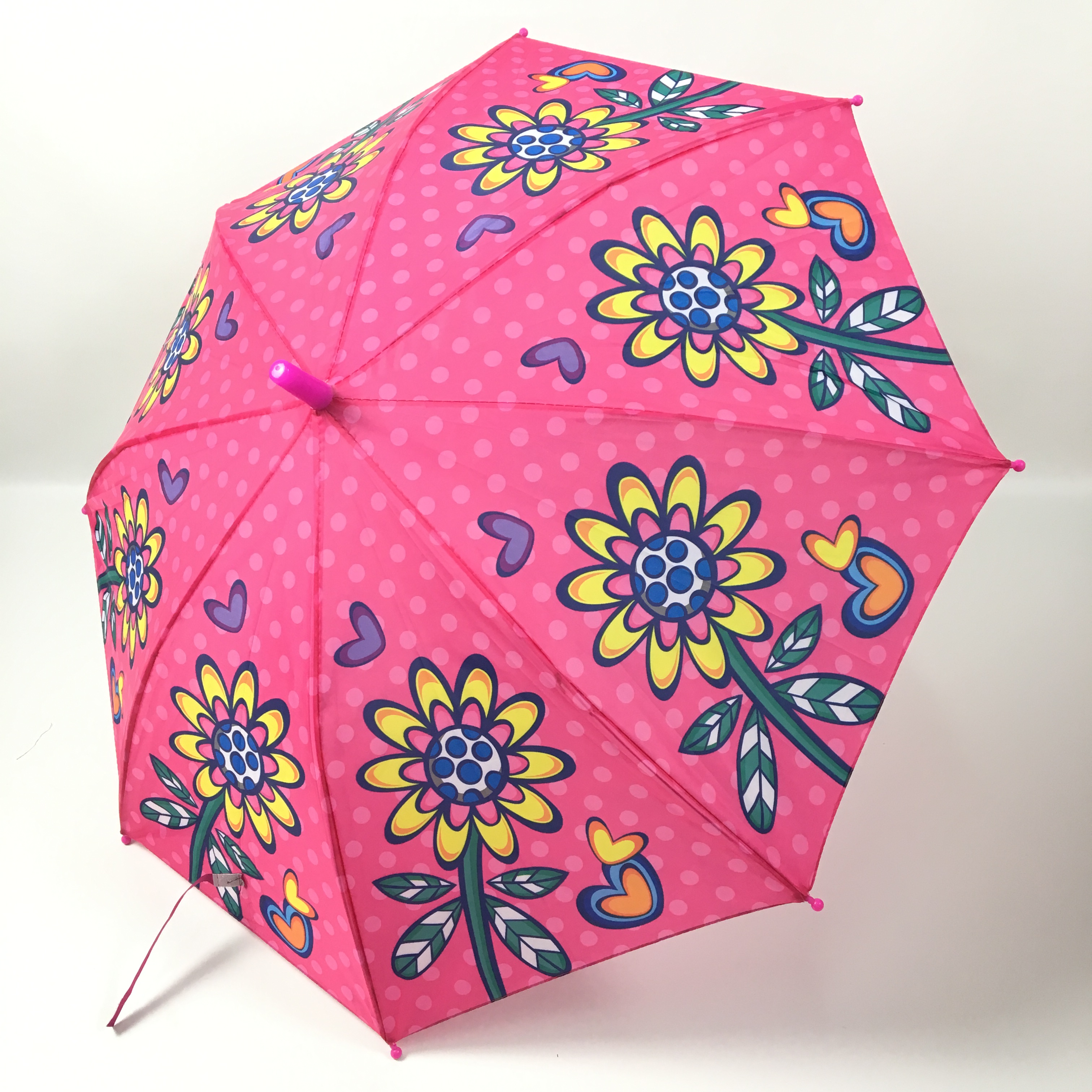 Hot-selling transfer flower children's umbrellas, direct sales from the foreign trade children's umbrella manufacturer details Picture
