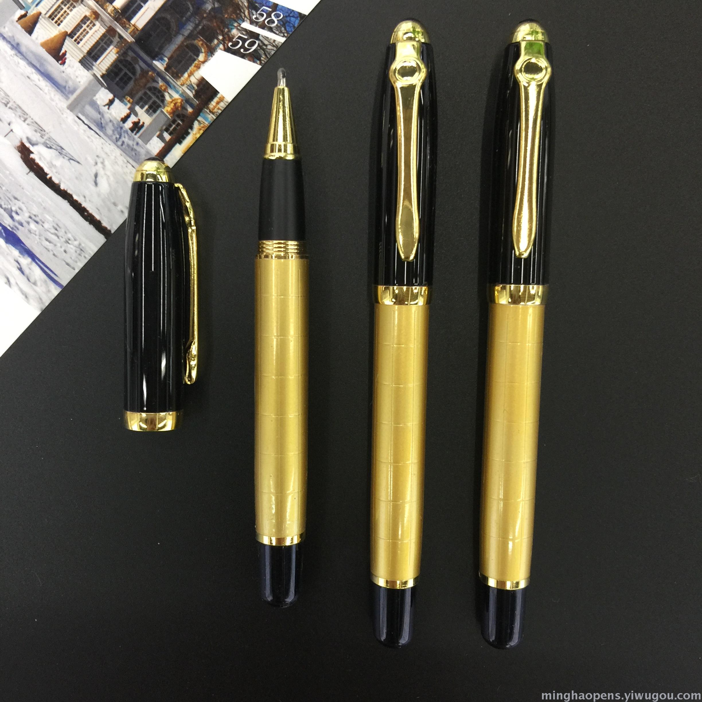 High-end business signature pens, metal gel pens, hotel pens, advertising gift pens in stock. Customizable logos available Application Scenario