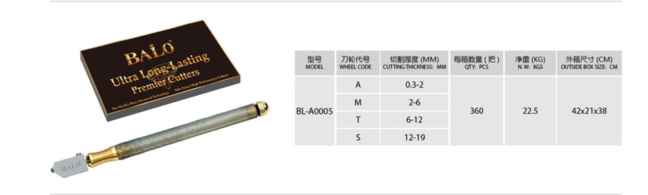 玻璃刀 滚轮刀 钻石刀 钨钢刀轮 glass cutter