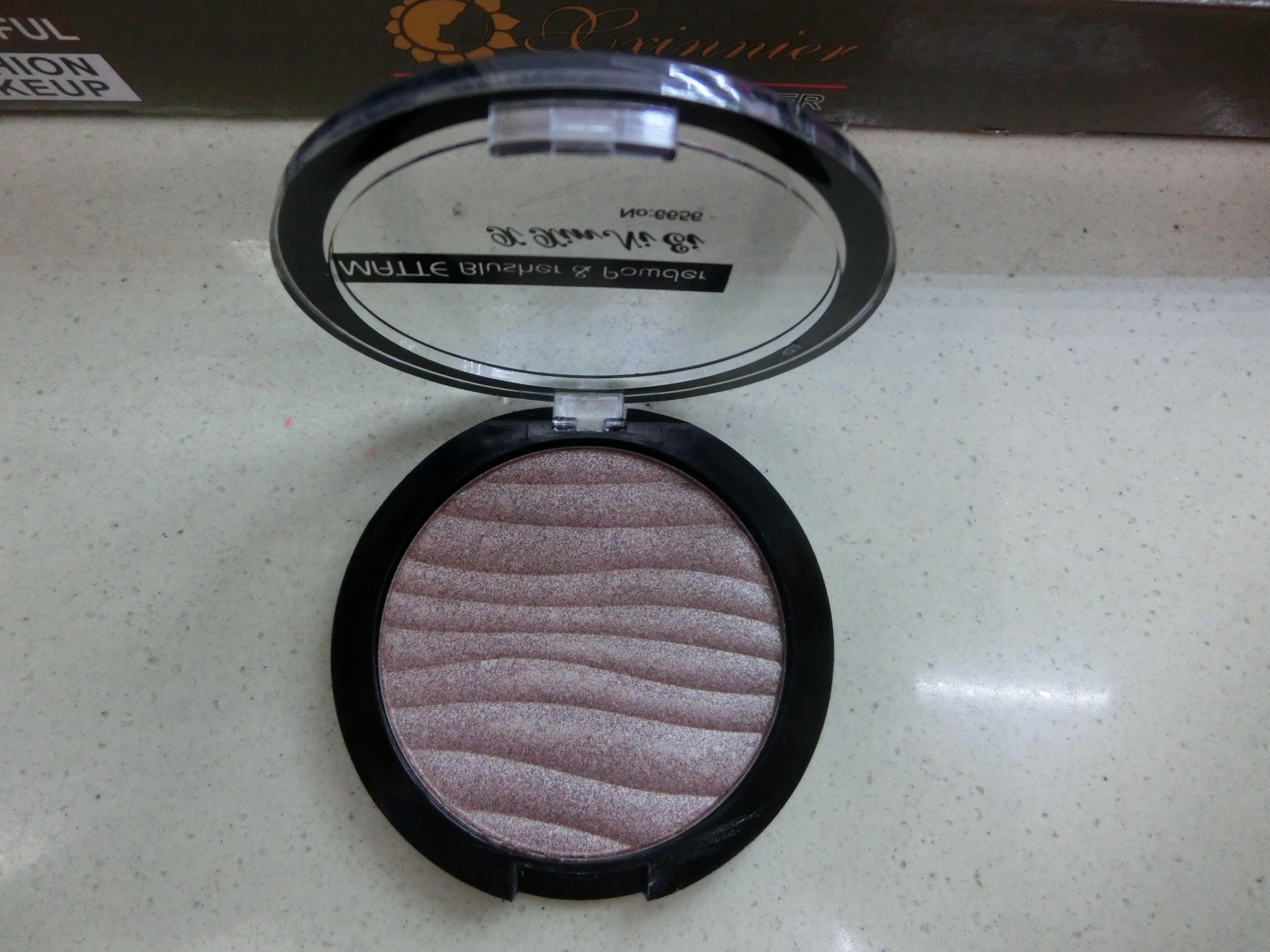 New High Pearl Eye Shadow Wave Lines Multi-Group Color 4 Color Mixed Application Scenario