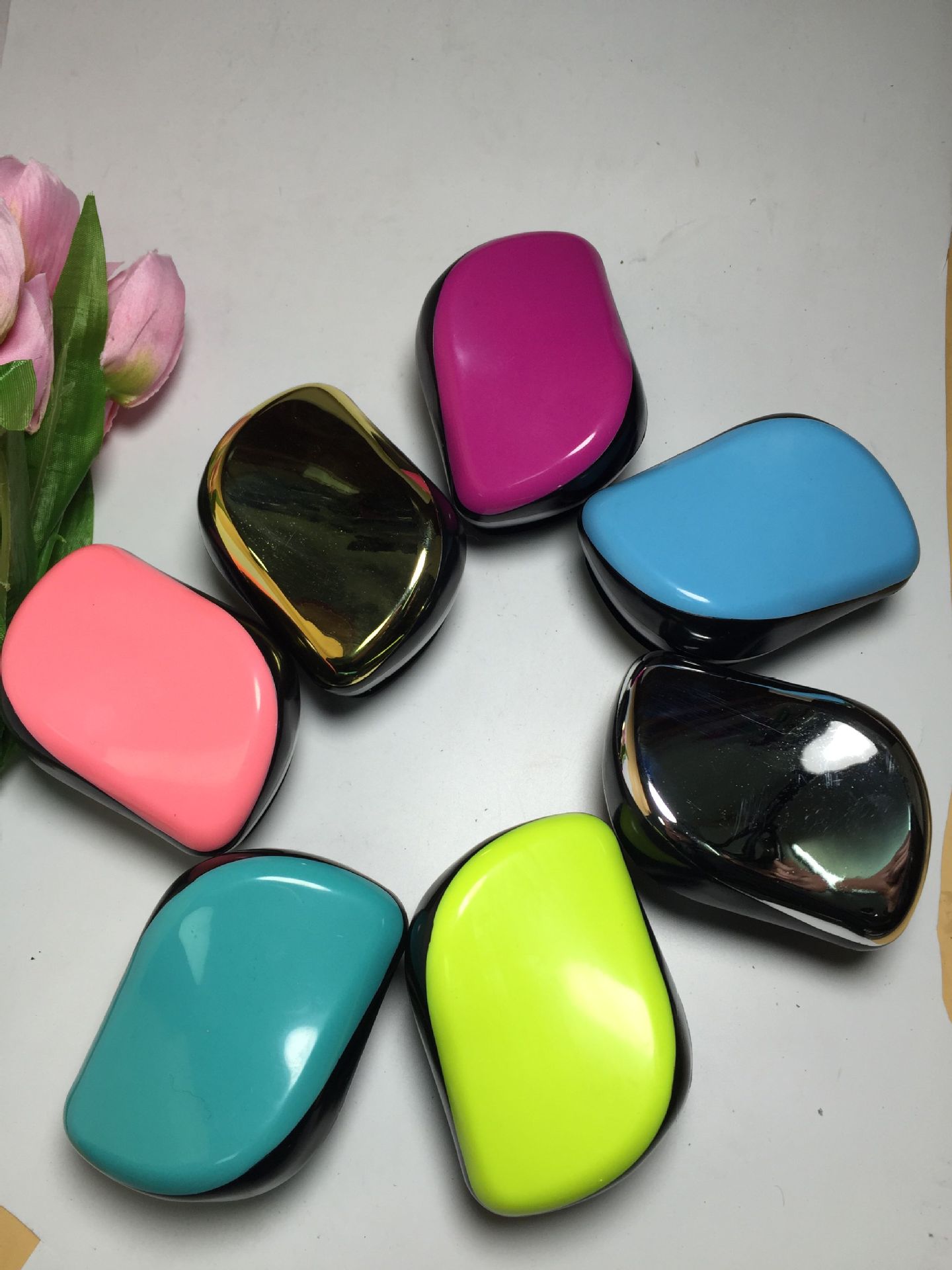 二合一四方便携式神奇魔法梳tt顺发梳防打结顺发梳