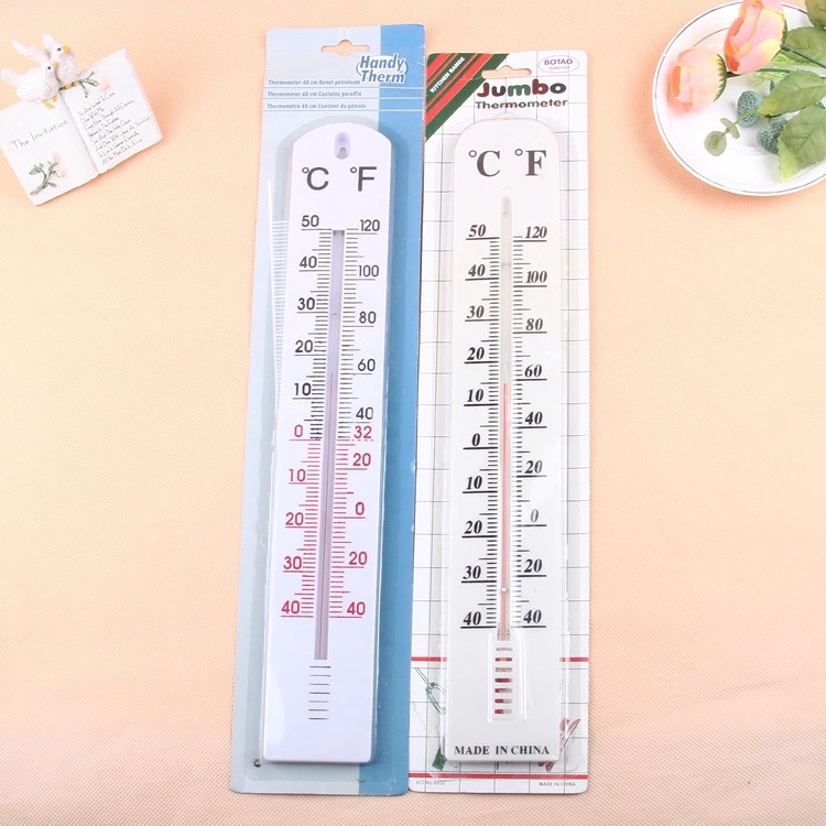 厂家直销木头温度计 室内外温度计 电子温度计细节图