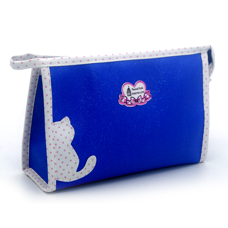 Three-dimensional cat briefcase, waterproof makeup bag, makeup bag, toiletry bag, clutch bag, gift makeup bag Specification image