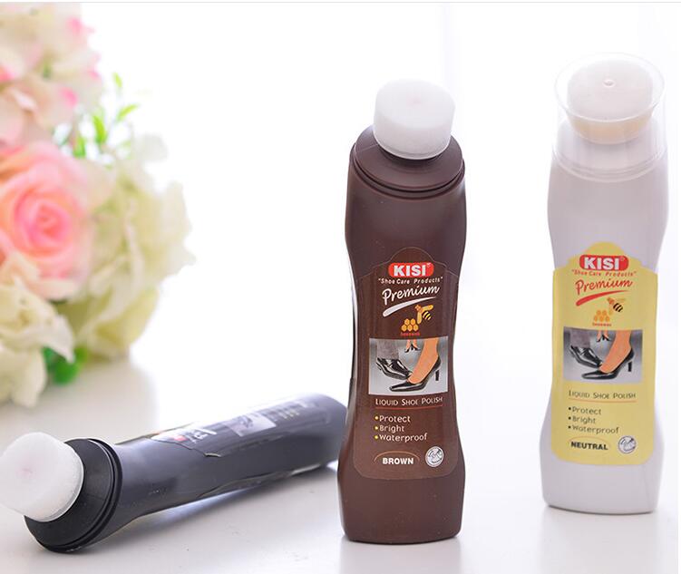 KWICK KISI Liquid Shoe Polish Black colorless leather Shoe care oil Leather Care agent Shoe brush Shoe wax set Item Picture