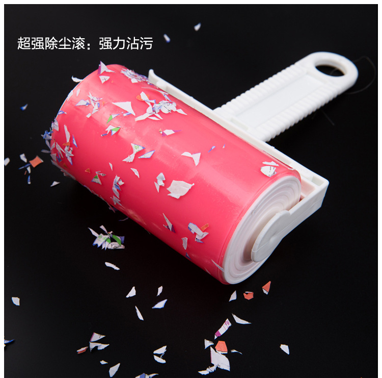 可撕式胶粘除尘器 粘毛器粘毛滚筒粘毛纸 床刷刷毛器产品图
