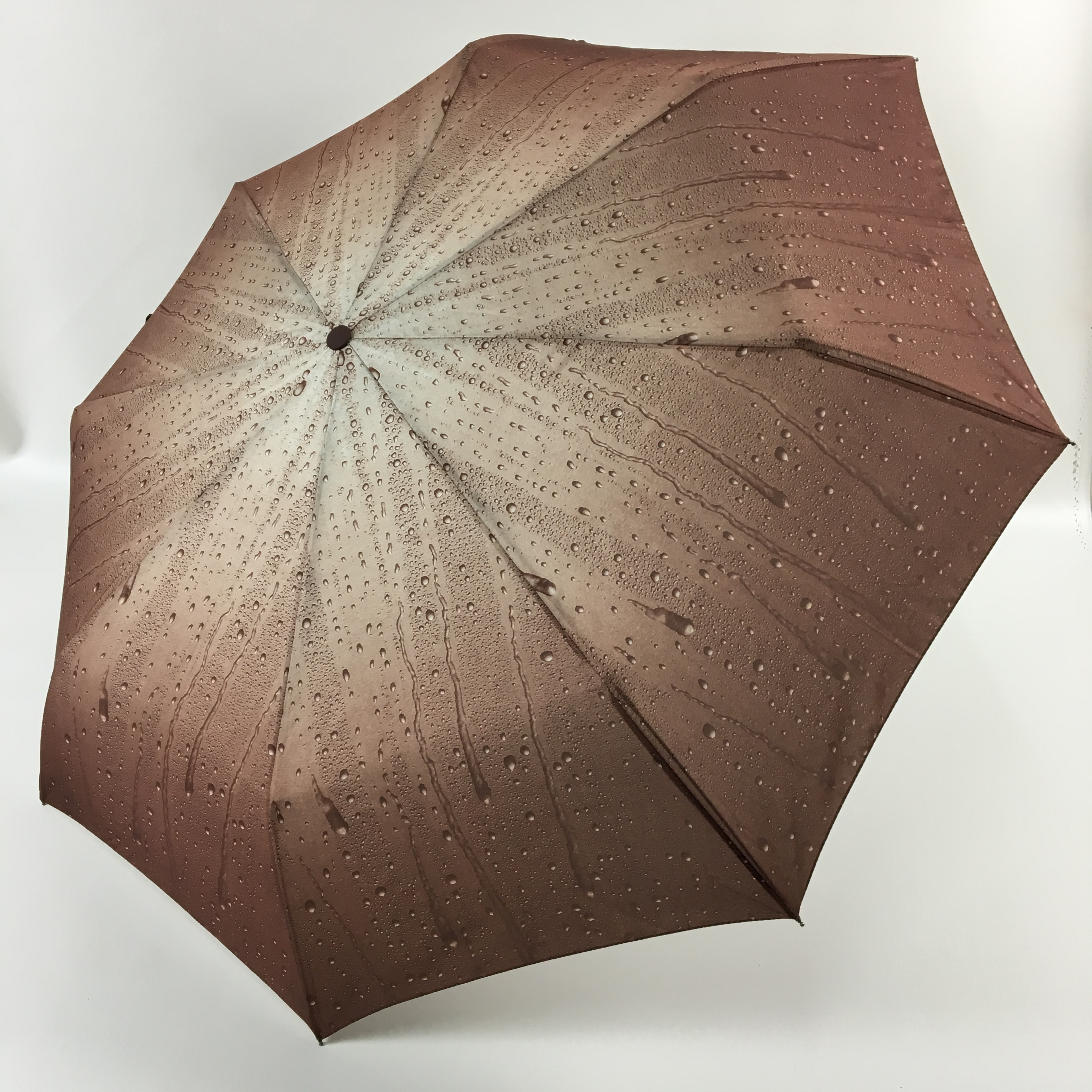 Fully automatic fashionable umbrella with raindrop patterns Specification image