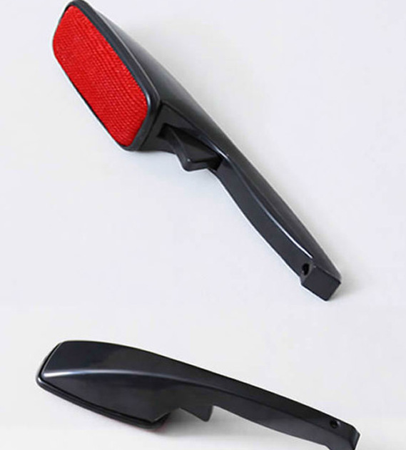 衣服粘毛静电刷干洗刷白色双面可旋转大衣除尘刷细节图