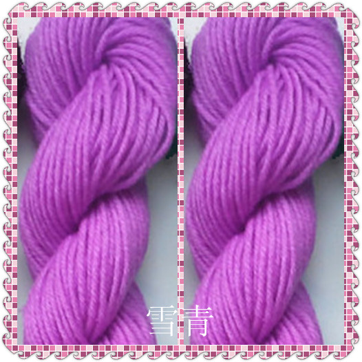 Hot-selling anti-pilling expanded full acrylic medium thick wool thread, acrylic thread 4-strand thread, hook shoe thread, purple foot weight
