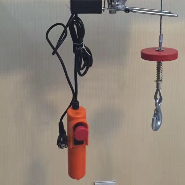 Yiwu Haohuo micro electric hoist 220V small crane PA600 model with brake Specification image