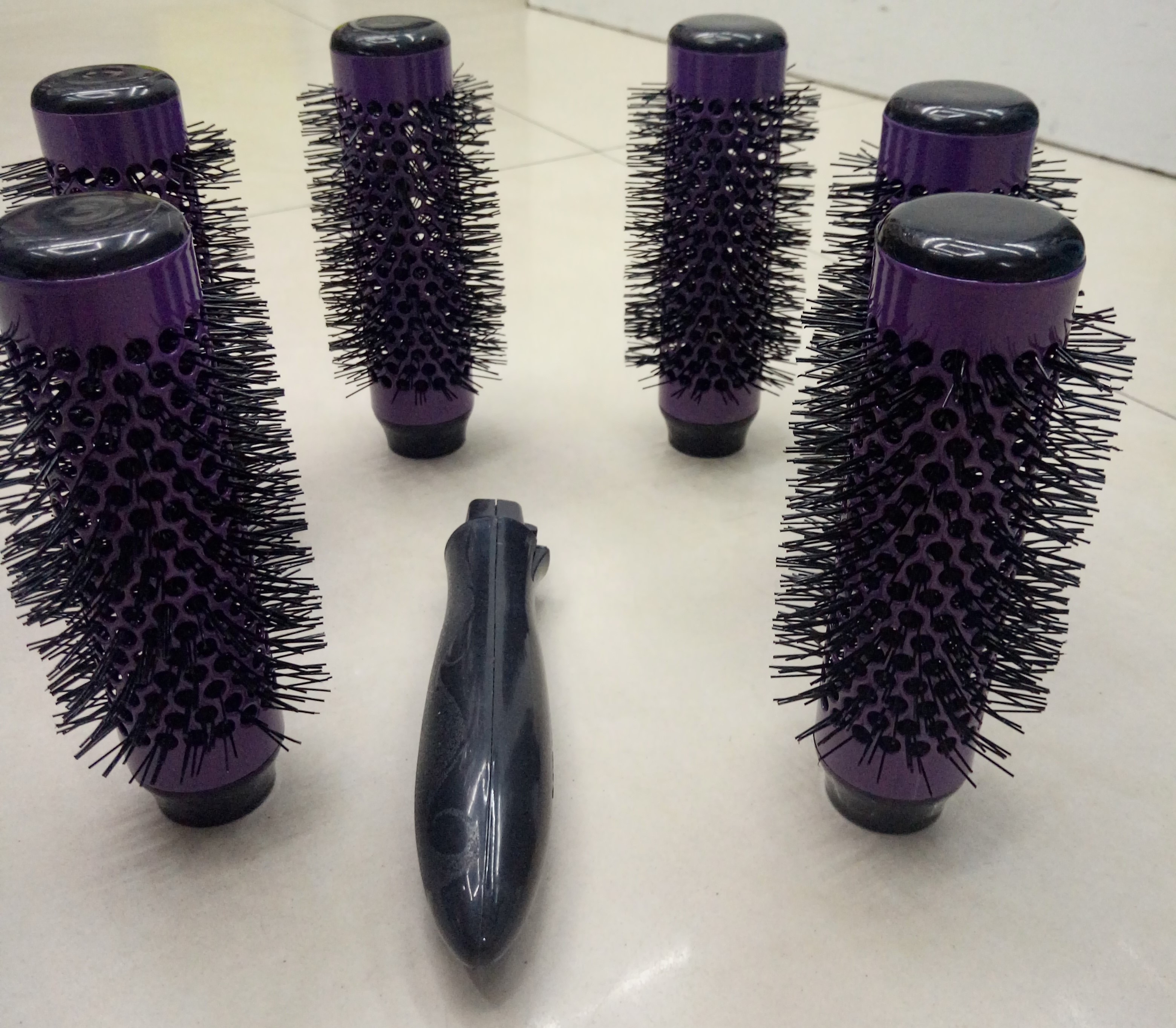 精品气囊梳 S型按摩头部防静电大板宽齿塑料梳子7件套细节图