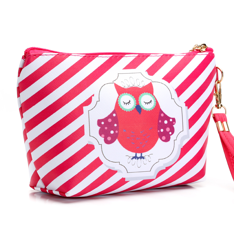 Cross-border best-selling handbags: Owl cosmetic bags, cosmetic bags, toiletry bags, clutch bags, customized logos Specification image
