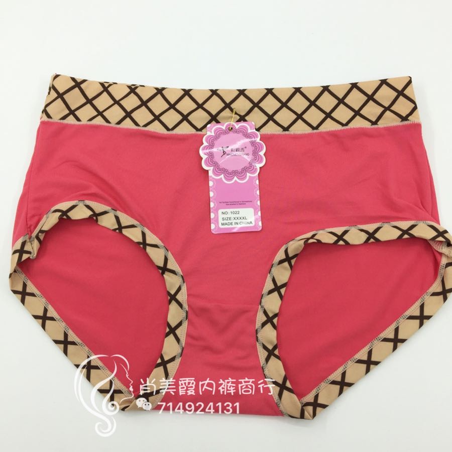 Foreign Trade Export Spot Women's Underwear Milk Silk Wool Fabric Women's Briefs Fashion Underwear