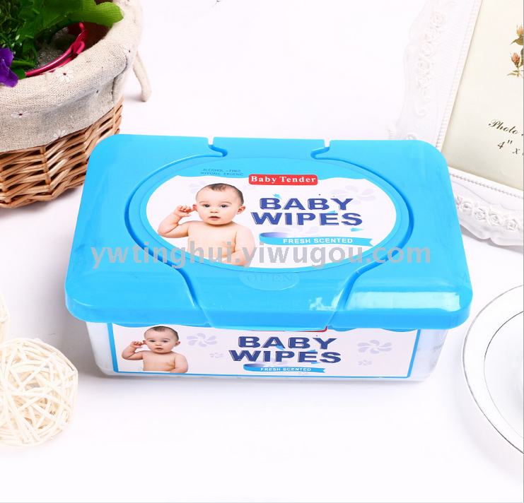 Factory direct sales of wet wipes, wholesale of universal box wet wipes for adults and babies, customizable details Picture