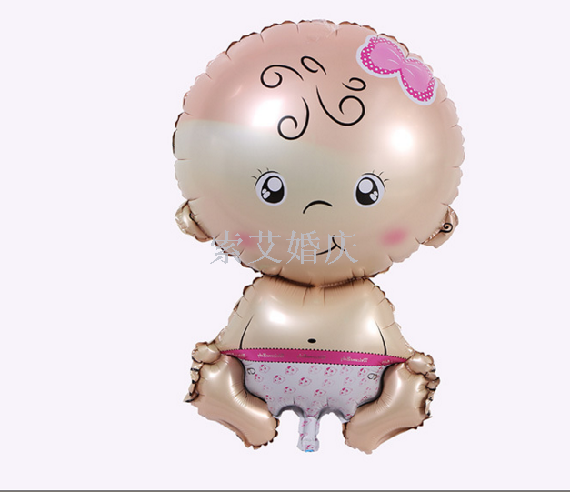 "Xiu Bai Nian" Aluminum film balloons, hydrogen balloons wholesale, cartoon balloons, toys, children's balloons - Aluminum film Specification image