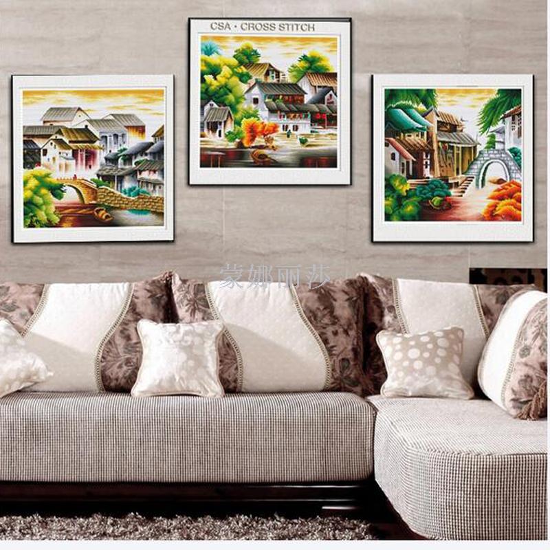 钻石画、皮画实物图