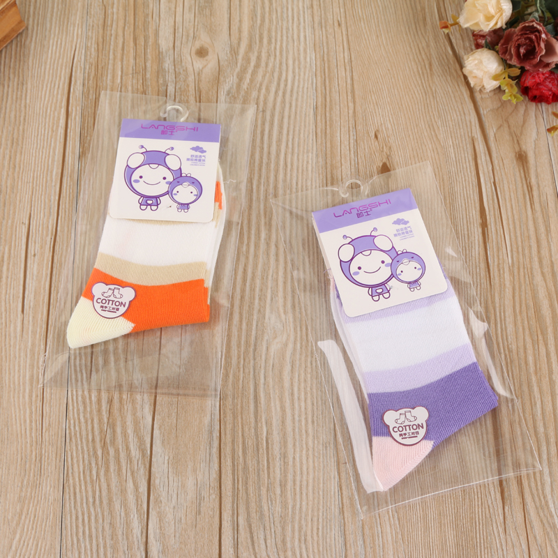 Longche cómodo transpirable calcetines de algodón peinado calcetines de moda para niños calcetines Specification image