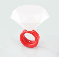 Large diamond luminous ring night light