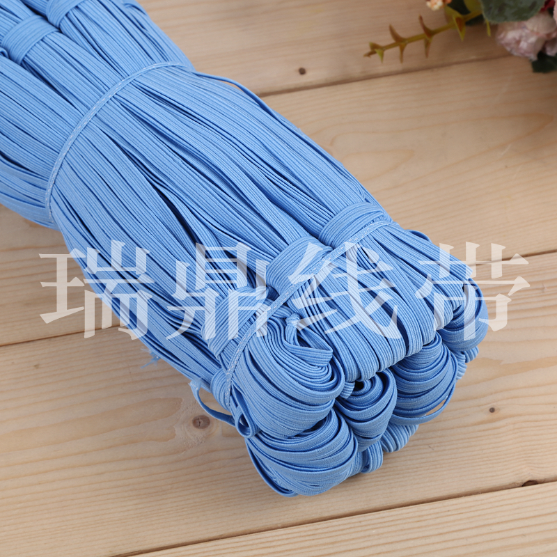 0.6Mm Single-Layer Imported Color Elastic Horse Strap Strap Color Complete Specification drawing