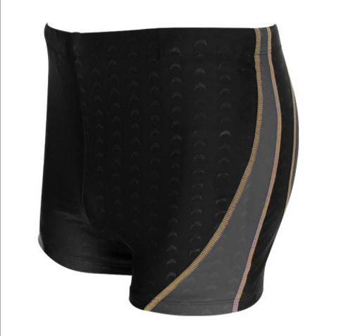New men's swimming trunks fashion shark skin quick dry comfortable trim boxer swimming trunks 8501 details Picture