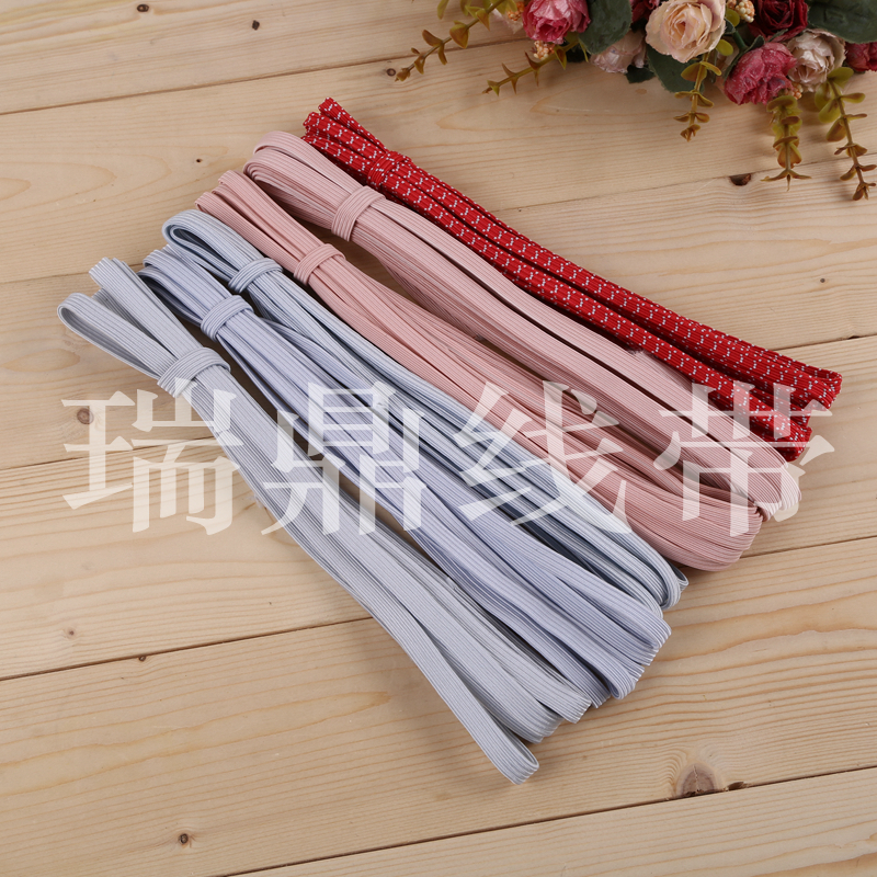 厂家直销 摆地摊跑江湖松紧带 0.8-1cm火烧庙会松紧带