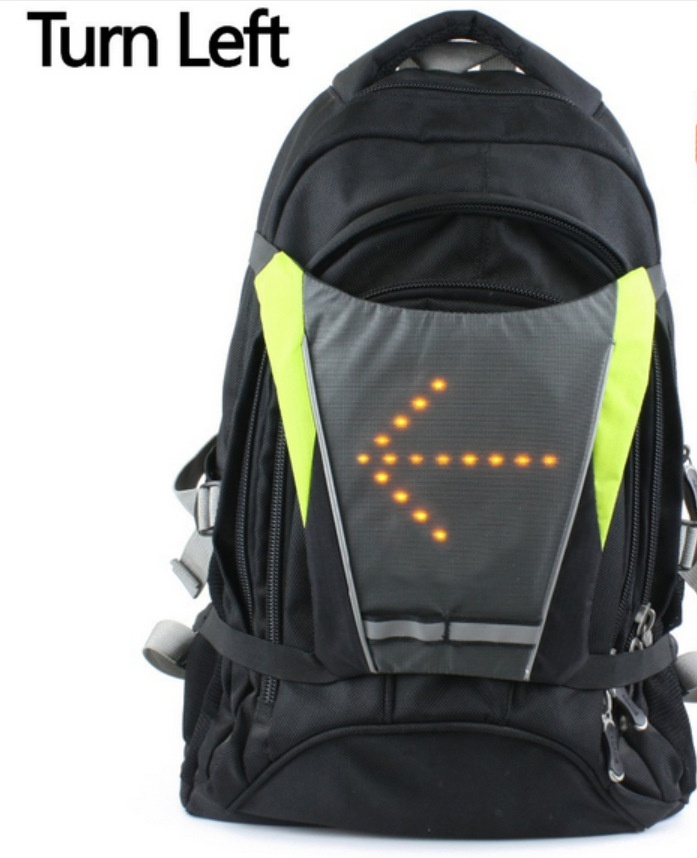 Wireless remote control rechargeable bicycle warning light turn signal