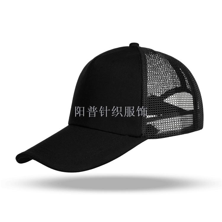 透气网帽广告帽现货定制logo细节图