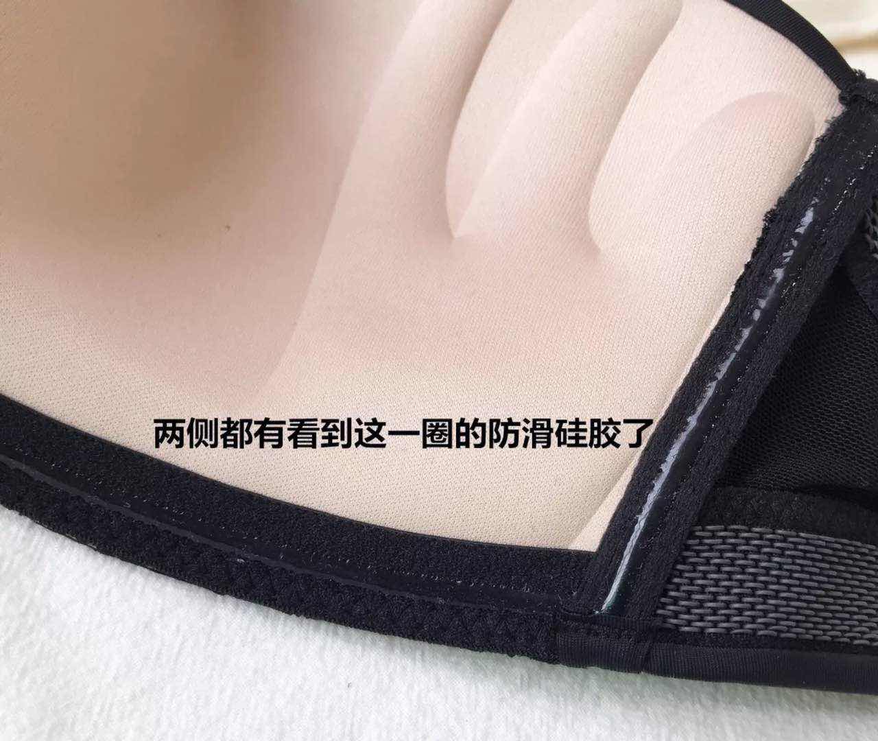 新款蕾丝无肩带抹胸薄款隐形聚拢防滑文胸奇迹文胸细节图