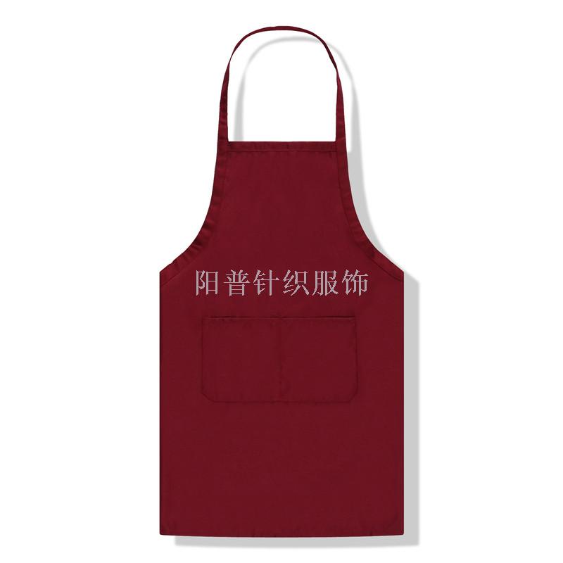 现货纯色全身围裙定制logo产品图