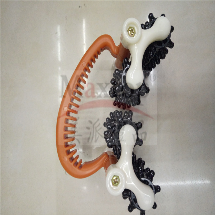 Manual massager, four-wheel massage stick, full-body meridian health care, acupoints, feet, legs, lunar rover Specification image
