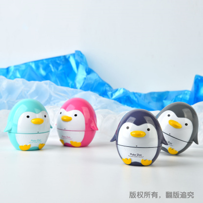 Cartoon Penguin Timer Kitchen timer Mini alarm clock reminder