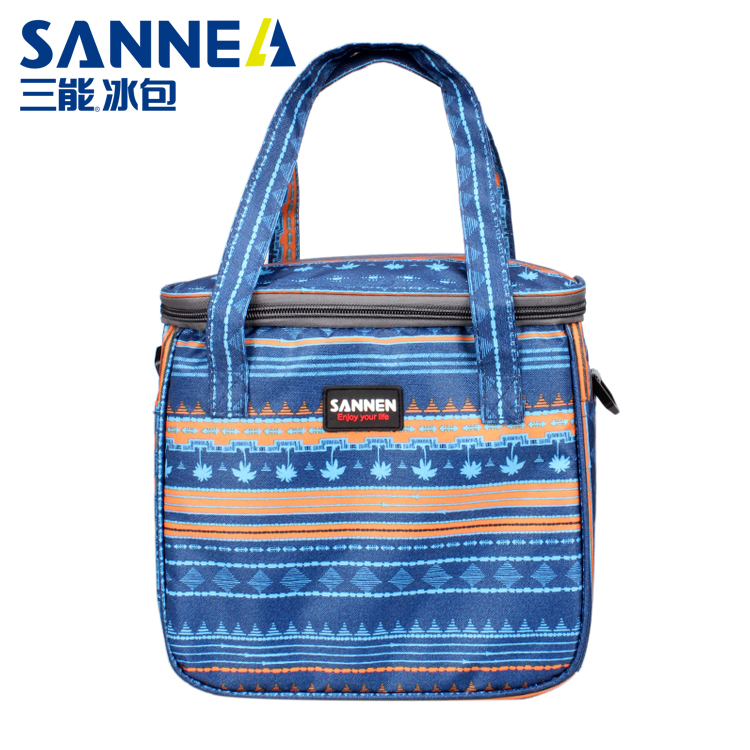 时尚牛津布小号保温包 户外便携保温袋 冷藏保鲜包