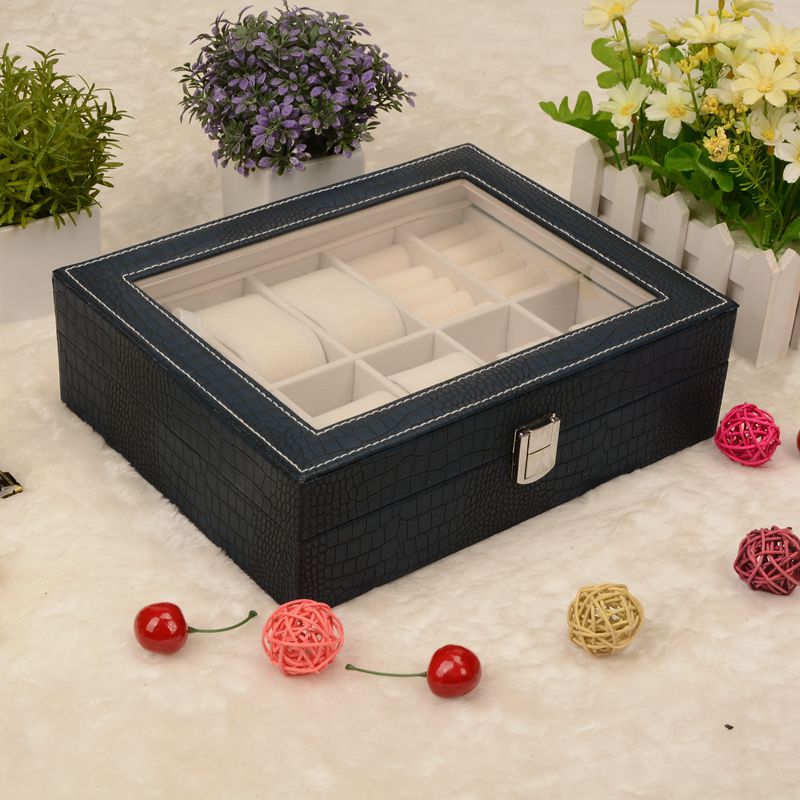 Guanyu high-end watch display case storage case watch case jewelry box wholesale watch box manufacturers spot supply