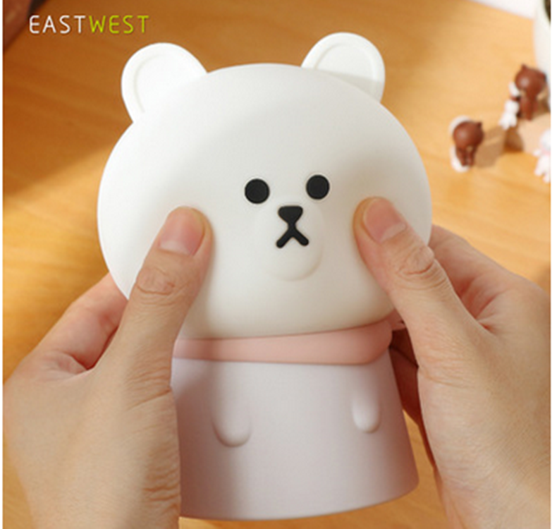 Bear clap light atmosphere light Nursing light Children's bedroom light led night light