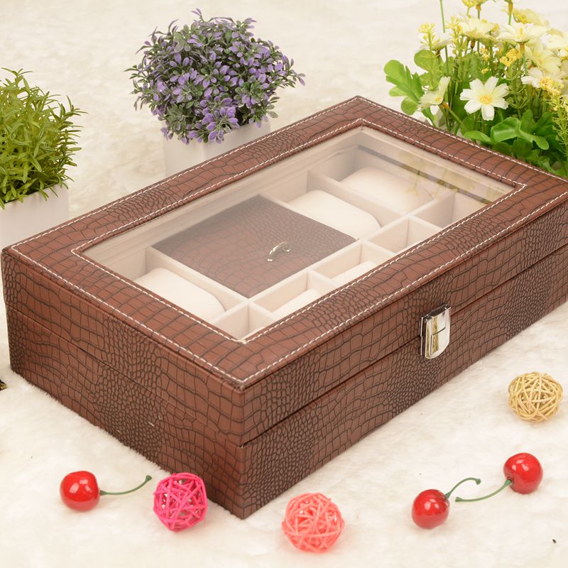Guanyu manufacturers direct South Korea multi - functional flannelette cosmetics box jewelry box sales