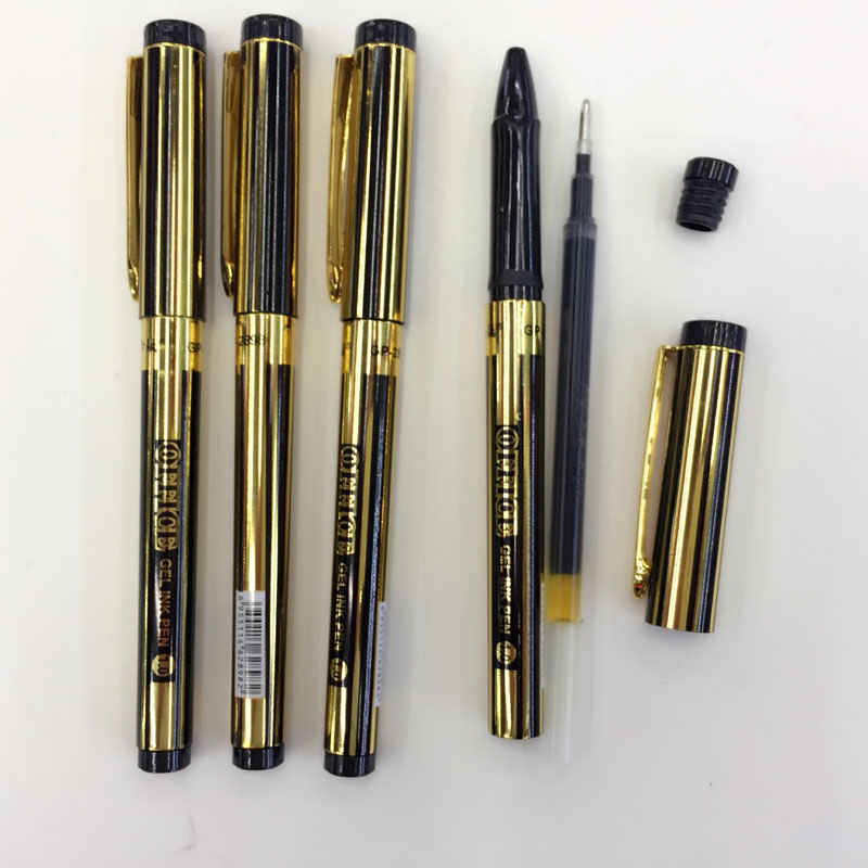 Student examination office large-capacity signature gel pen metal hook 1.0mm 2898