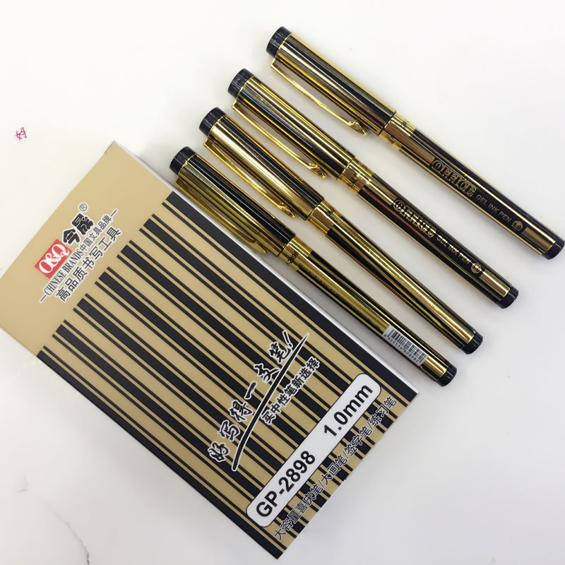 Student examination office large-capacity signature gel pen metal hook 1.0mm 2898 Specification image
