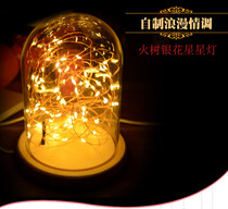 Romantic new fancy fire tree silver flower light Romantic sky star light USB night light