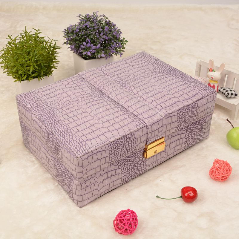 Guanyu Fashion Korean jewelry box PU leather jewelry box cosmetics box jewelry box